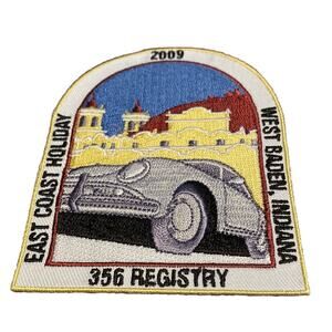 Porsche 356 Registry Patch East Coast Holiday West Baden Indiana 2009 Auto 911